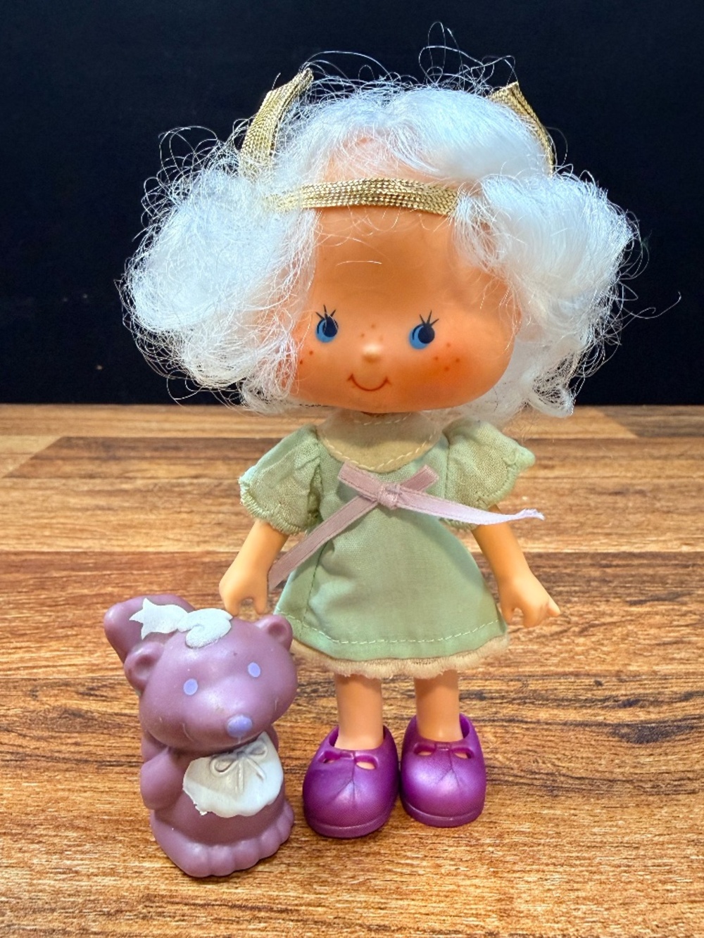 1979 AMERICAN GREETINGS CORP Angel Cake Doll and 1982 Soufflé Skunk